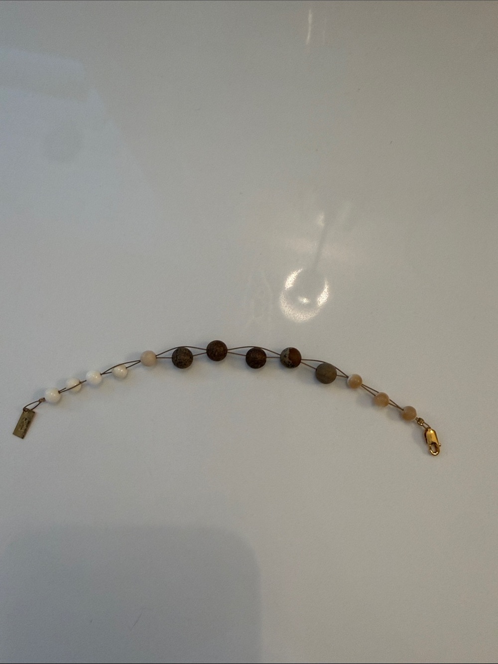 Beaded Neutral Bracelet - Unbranded